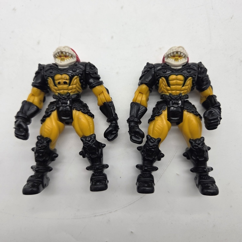 Mystic Knights of Tir Na Nog Action Figure 4" McDonalds LUGAD 1998 Bandai Lot x2